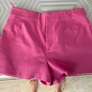 Pink Zara shorts